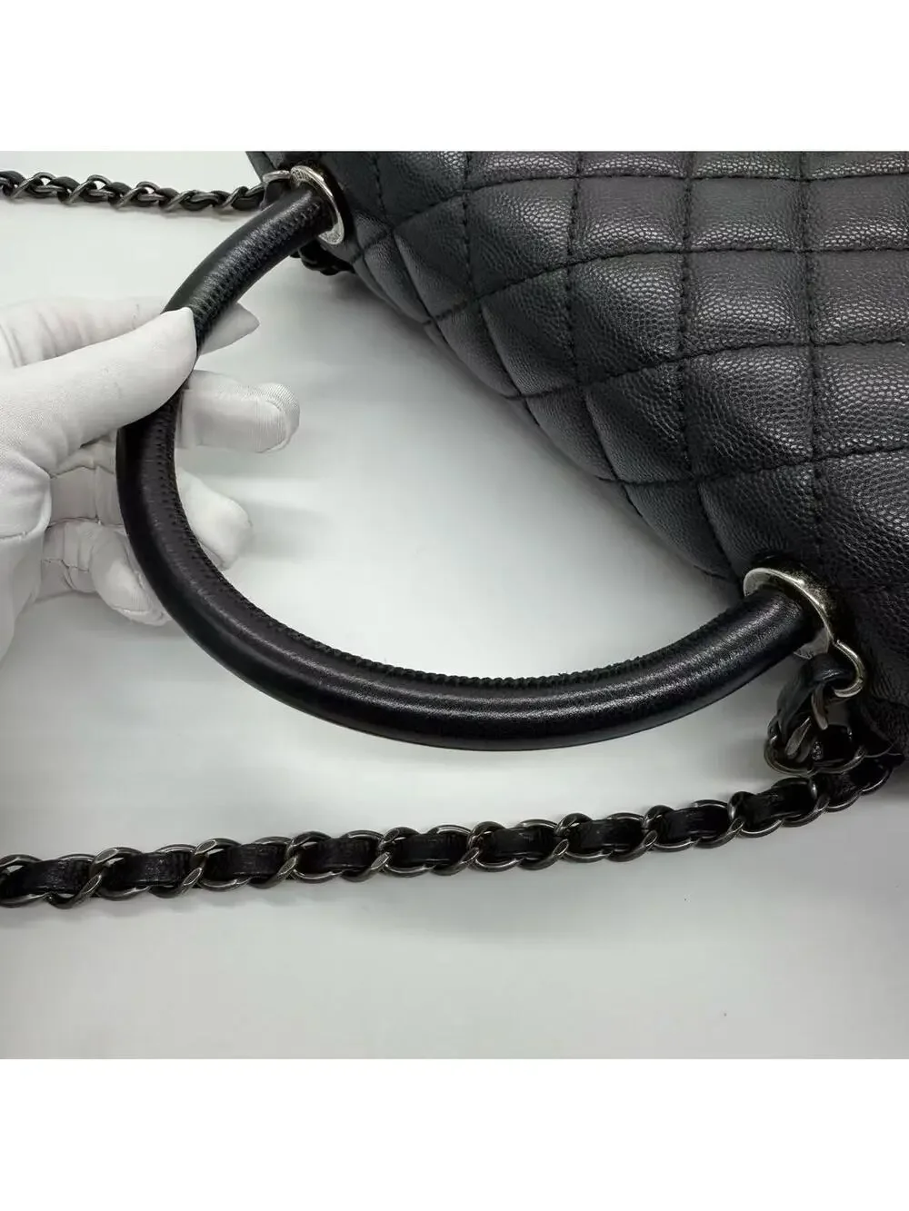 Chanel Coco Handle Medium Black Caviar #307984C37B